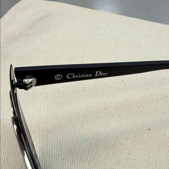 Dior Black and Silver Sunglasses - Picture 3 of 10
